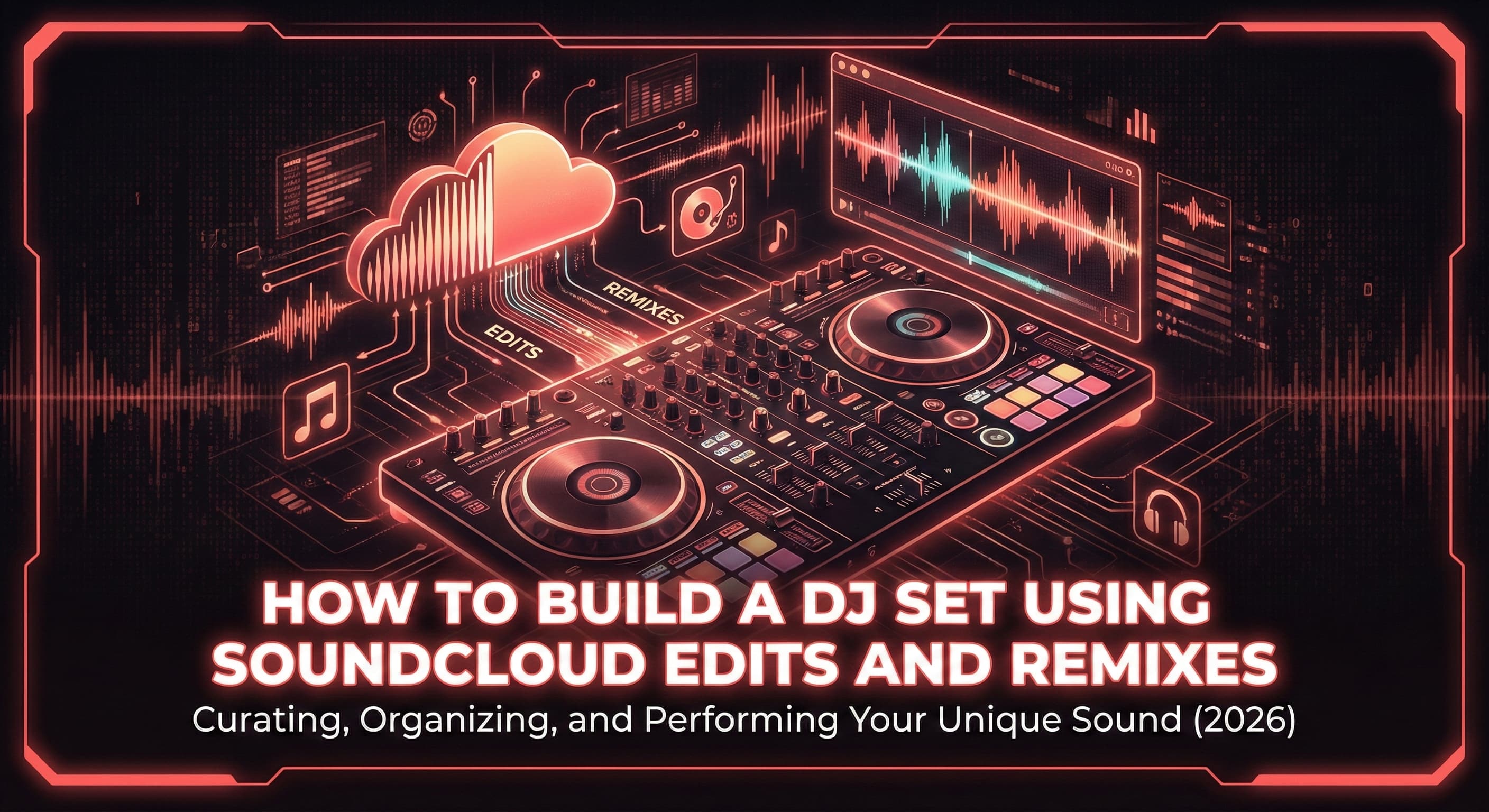 How to build a DJ set using SoundCloud edits and remixes - Soundverter guide for curating underground tracks, format verification, and crate digging workflow for Rekordbox and Serato.
