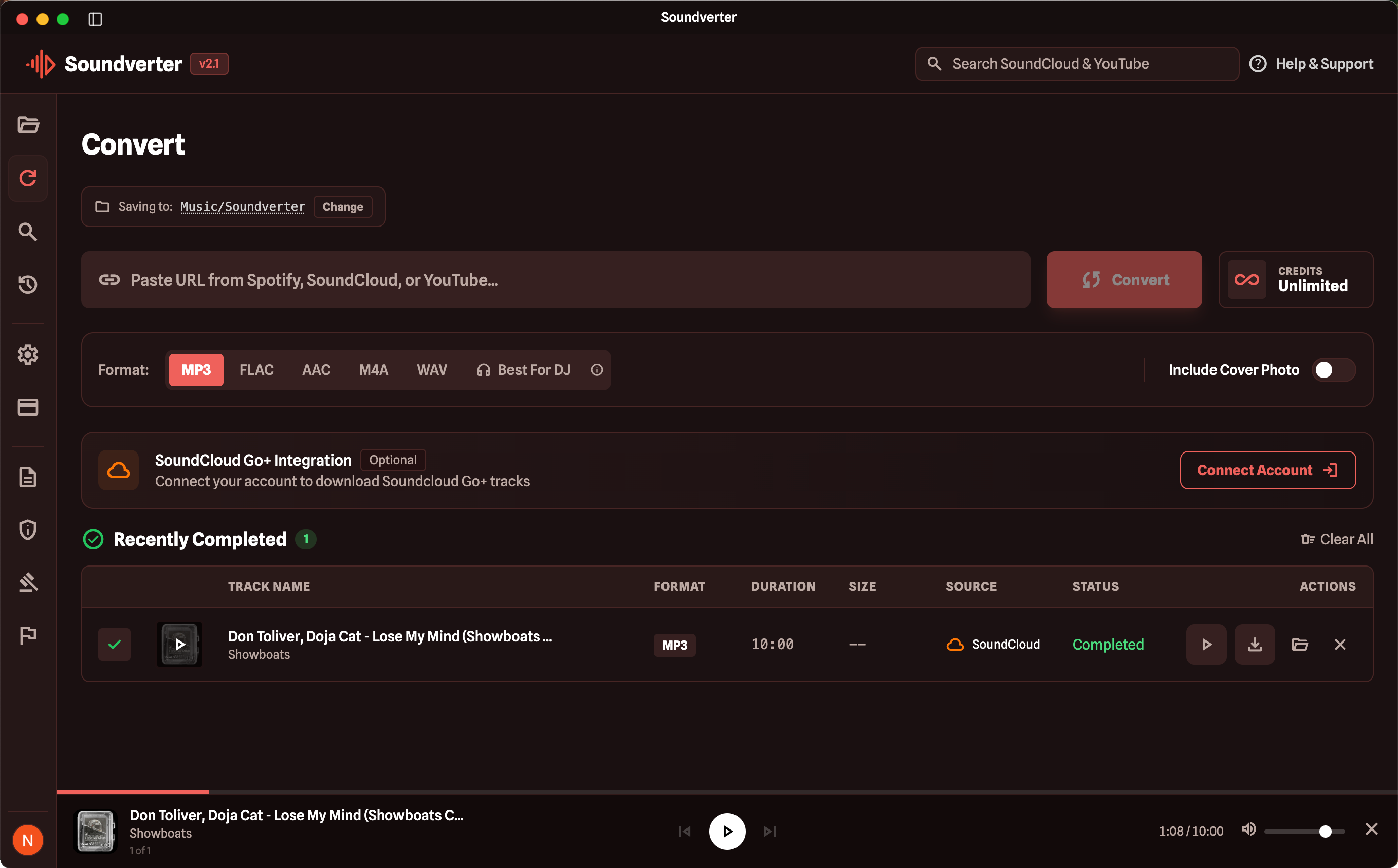 Soundverter Desktop App